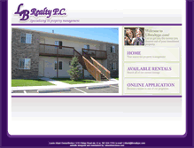 Tablet Screenshot of lbrealtypc.com